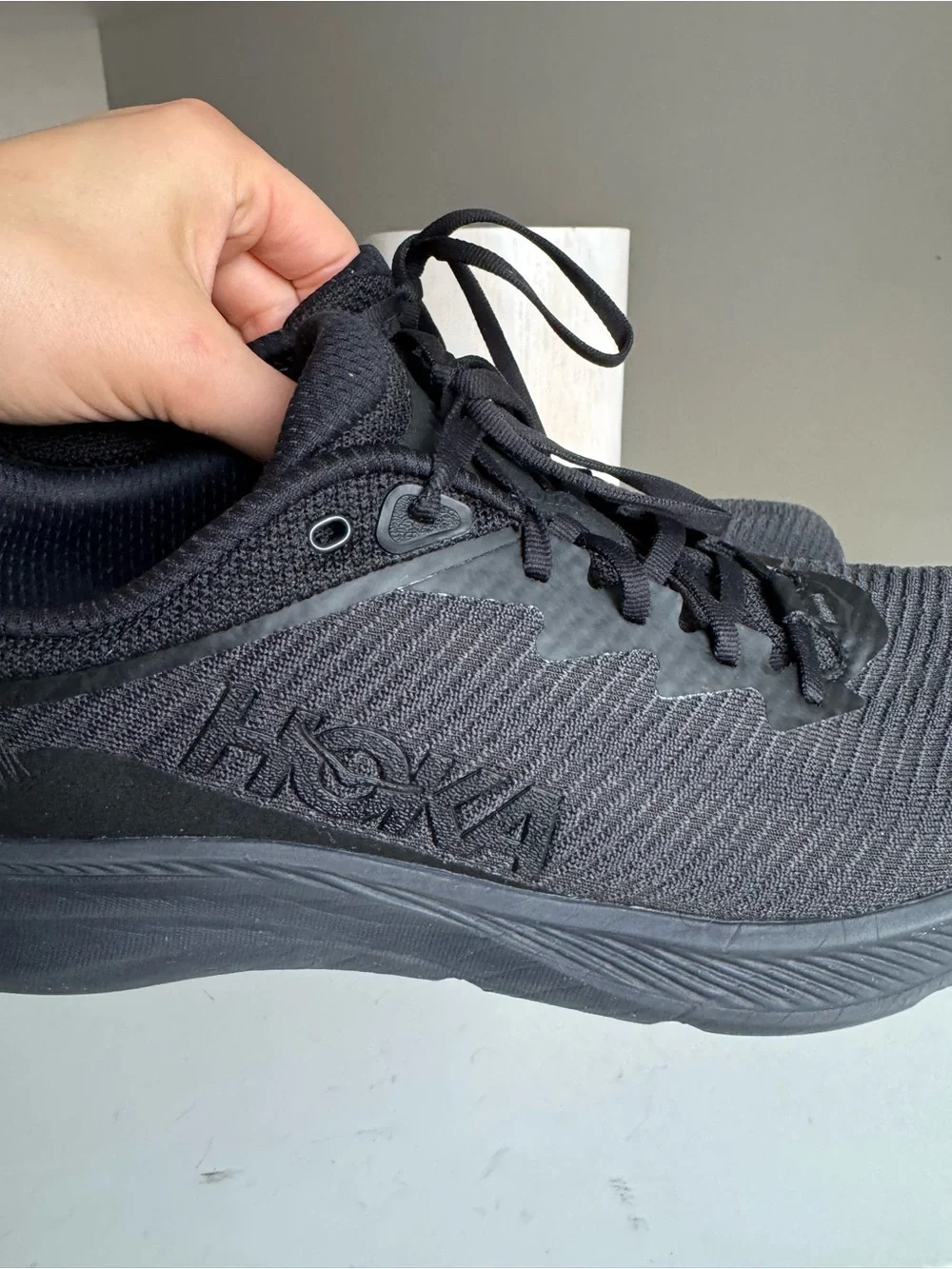 HOKA Solimar Men’s Running Shoes Black Size 11